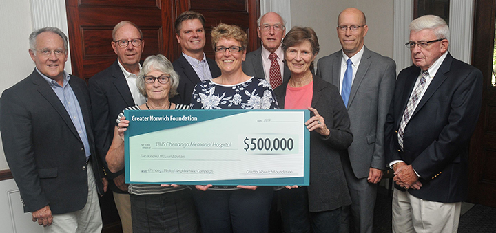 Greater Norwich Foundation commits  $500,000 to UHS Chenango Memorial